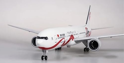 WJXNNON Für Boeing 777 B777 Dreamliner Flugzeug Air China Airlines Modell Licht Diecast Flugzeug Airliner Erwachsene Geschenk Display 47CM (Size : Without Light) von WJXNNON