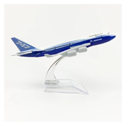 WJXNNON Für Boeing B747 B787 Airbus A380 Modell Flugzeug Geschenk Flugzeug Modell Metall Druckguss Modelle Spielzeug Sammlung 16 cm(B747) von WJXNNON