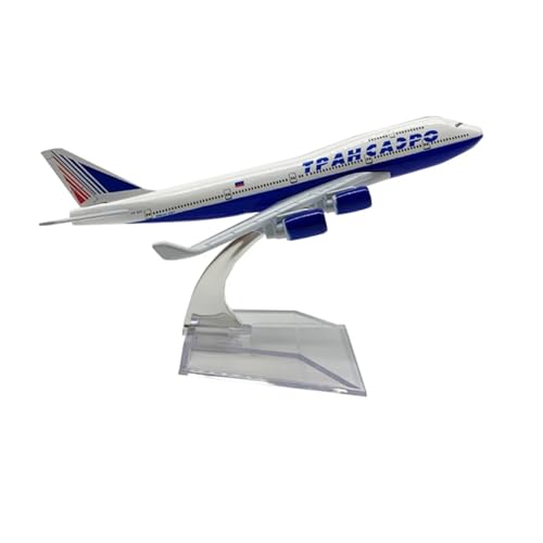 WJXNNON Für Boeing B747 B787 Airbus A380 Modell Flugzeug Geschenk Flugzeug Modell Metall Druckguss Modelle Spielzeug Sammlung 16 cm(Transaero B747) von WJXNNON