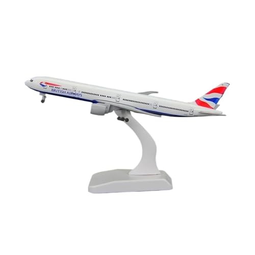 WJXNNON Für British Airways B777-300 Flugzeugmodell, Fahrwerke, Legierung, Verkehrsflugzeugmodell, Räder, 18 cm, 1:400 von WJXNNON