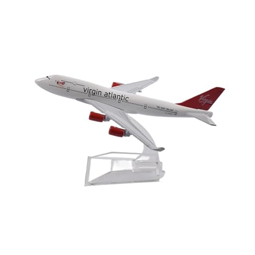 WJXNNON Für British Airways Concord Flugzeugmodellflugzeug, Druckguss-Metallflugzeugmodell, Geschenkkollektion, 16 cm, Maßstab 1:400(Virgin Atlantic) von WJXNNON