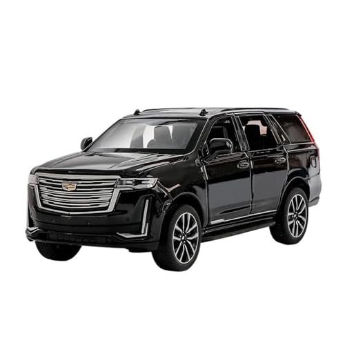 WJXNNON Für Cadillac Offroad-Auto, Legierung, Druckguss-Metall, Automodell, Sound- Und Lichtspielzeug, Display, 1:32(Black No Box) von WJXNNON