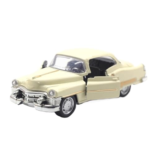 WJXNNON Für Cadillac S Oldtimer-Modell, klassisches Rückziehauto, Miniatur-Fahrzeugnachbildung, für Sammeln, Geschenk für Kinder, 1:32(KD-Creamy) von WJXNNON