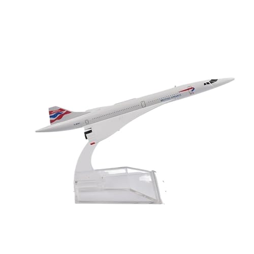 WJXNNON Für Concorde Flugzeug Flugzeug Modell Flugzeug Modell Diecast Metall Spielzeug Geschenk 1/400(084) von WJXNNON