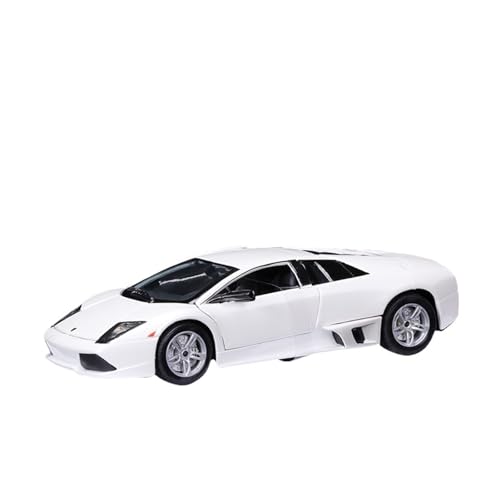 WJXNNON Für Doppeltürige Automodelle Aus Legierung, Ornamente, Metallautomodelle, Sammlungsgeschenke, 1:18(Metallic White) von WJXNNON