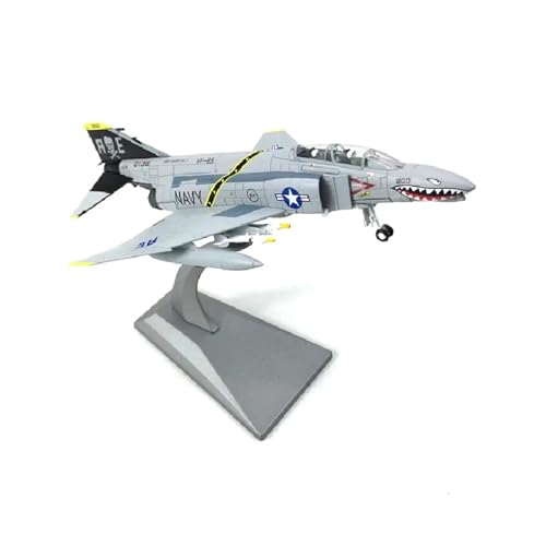 WJXNNON ﻿Für F-4 American Die Cast Alloy Aircraft Model Fighter Model Indoor Collection Geschenk 1:100 von WJXNNON