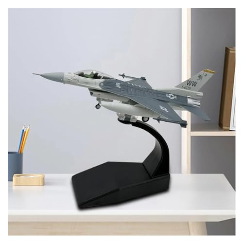 WJXNNON Für F16C Kämpfer Hoch Detaillierte Diecast Modell Flugzeug Flugzeug Für Home Schlafzimmer Regal Desktop Dekoration 1/100 von WJXNNON