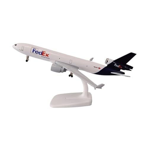 WJXNNON Für FedEx Express MD-11 Airlines Diecast Flugzeug Modell Legierung Metall Modell Dekorative Geschenke 20 cm von WJXNNON