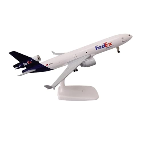 WJXNNON Für FedEx Express MD-11 Airlines Druckgussflugzeug Modellflugzeug Flugzeug Mit Langgetriebe Rädern Flugzeug 20 cm WJXNNON Für FedEx Express MD-11 Airlines Druckgussflugzeug Modellflugzeug Flugzeug Mit Langgetriebe Rädern Flugzeug 20 cm von WJXNNON