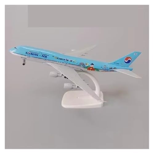 WJXNNON Für Flugzeuge B747 Flugzeug Modell Flugzeug Sammlung Büro Desktop Dekoration 1/400 Maßstab 20CM(747 Korean) von WJXNNON