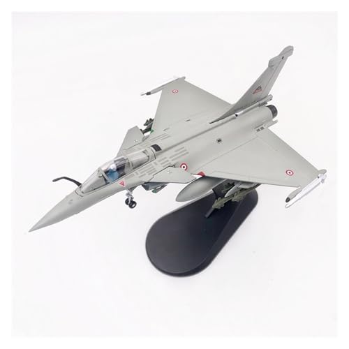 WJXNNON Für Frankreich Dassault Rafale C 1/100 Jagdflugzeug Modell Militärflugzeug Replik Luftfahrt Miniaturflugzeug (Size : Rafale C) von WJXNNON