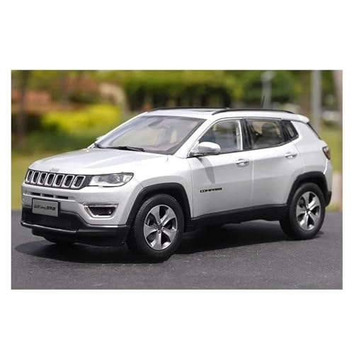 WJXNNON Für GAC Jeep Compass Silber Legierung Diecast Metall Auto Modell Geschenke Hobby Display Ornamente Sammlung 1/18 von WJXNNON