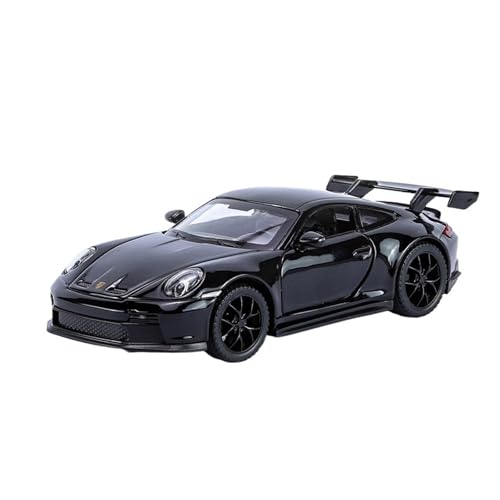 WJXNNON Für GT3 Legierung Sportwagen Modell Druckguss Metall Rennwagen Fahrzeuge Modell Sound Licht Spielzeug Geschenk B: 32(Black) von WJXNNON