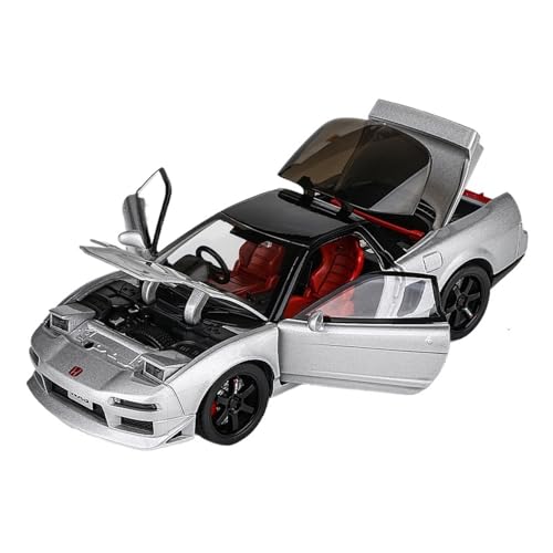 WJXNNON Für Honda Alloy Sports Car Diecast & Toy Vehicles Metal Race Car Model Sound and Light Collection Gift 1:32(Silvery) von WJXNNON