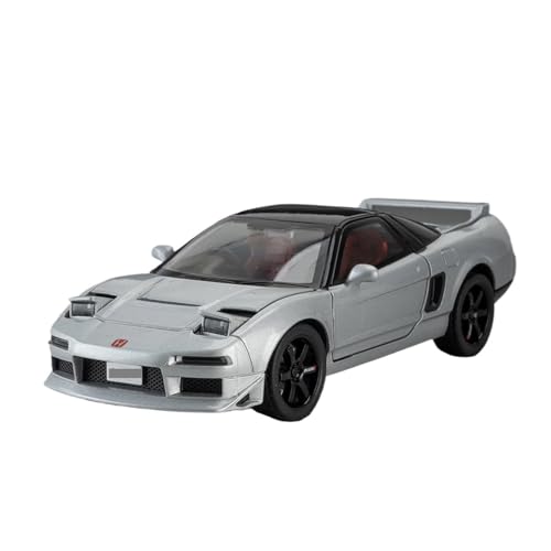 WJXNNON Für Honda NSX Legierung Auto Diecast Metall Auto Modell Sound & Licht Sammlung Spielzeug Auto Fahrzeuge Geschenke 1:32(Silver No Box) von WJXNNON