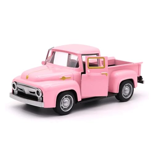 WJXNNON Für Klassische Pickups, LKW-Automodelle, Legierung, Für Zurückziehen, Druckguss- Und Spielzeugfahrzeugsammlung, Spielzeugauto Im Maßstab 1:32(Pink) von WJXNNON