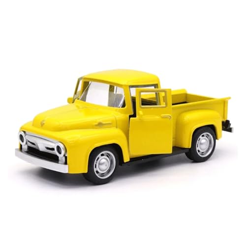 WJXNNON Für Klassische Pickups, LKW-Automodelle, Legierung, Für Zurückziehen, Druckguss- Und Spielzeugfahrzeugsammlung, Spielzeugauto Im Maßstab 1:32(Yellow) von WJXNNON