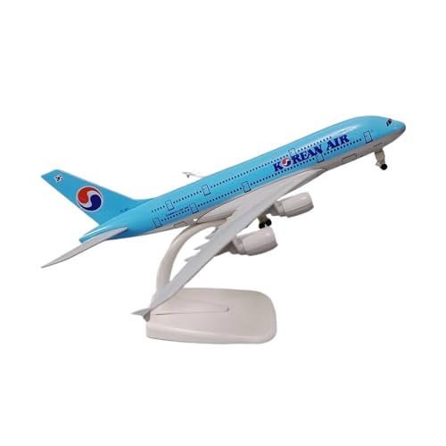 WJXNNON Für Korea Korean AIR A380 Flugzeugmodell Druckguss-Flugzeug-Modellflugzeug Mit Rädern Flugzeug 20 cm WJXNNON Für Korea Korean AIR A380 Flugzeugmodell Druckguss-Flugzeug-Modellflugzeug Mit Rädern Flugzeug 20 cm von WJXNNON