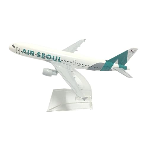 WJXNNON Für Korean Air Seoul Airbus A380 Airlines Modellflugzeug Druckguss Metall 1/400 Maßstab Flugzeuge 16cm von WJXNNON