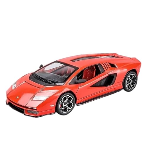 WJXNNON ﻿Für Lamborghini LPI 800-4 Legierung Auto Modell Druckguss Auto Sound Licht Auto Sammlung Geschenk Metall Spielzeug 1:24(Red with Box) von WJXNNON