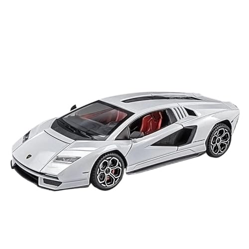 WJXNNON ﻿Für Lamborghini LPI 800-4 Legierung Auto Modell Druckguss Auto Sound Licht Auto Sammlung Geschenk Metall Spielzeug 1:24(White No Box) von WJXNNON