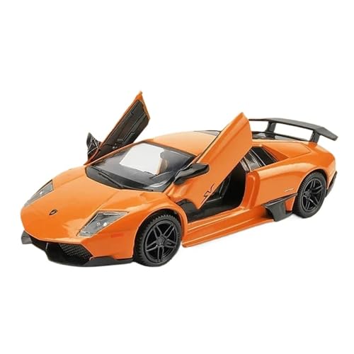 WJXNNON Für Lamborghini Murcielago Legierung Automodell Druckguss Auto Spielzeug Geschenksammlung Maßstab 1:36(Orange) von WJXNNON