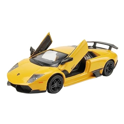 WJXNNON Für Lamborghini Murcielago Legierung Automodell Druckguss Auto Spielzeug Geschenksammlung Maßstab 1:36(Yellow) von WJXNNON