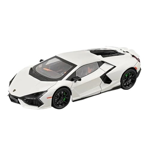 WJXNNON Für Lamborghini Revuelto Super Car Modell Mit Sound Licht Kinder Junge Diecast Spielzeug Fahrzeug Sammlung Geschenke 1:24(Lemon Yellow) von WJXNNON