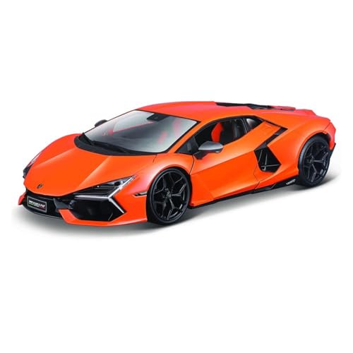 WJXNNON Für Lamborghini SCV12 Grün Weiß Sammler Geschenk Legierung Auto Modell Druckguss Modell 1:24(Orange) von WJXNNON