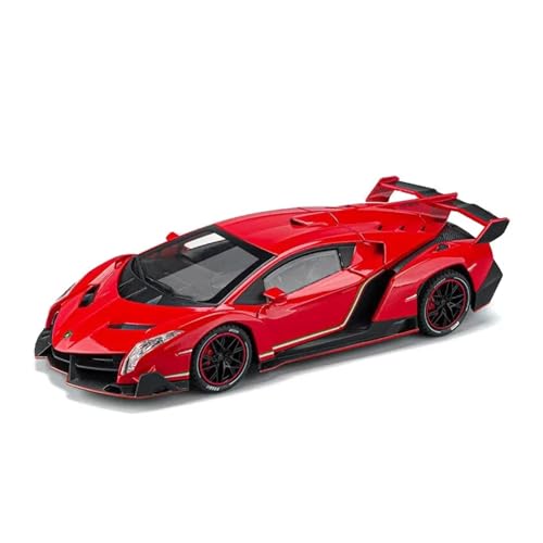 WJXNNON Für Lanbo Veneno Gift Automodell Simulation Legierung Automodell Sportwagen Geschenk Ornamente 1/24(RED) von WJXNNON