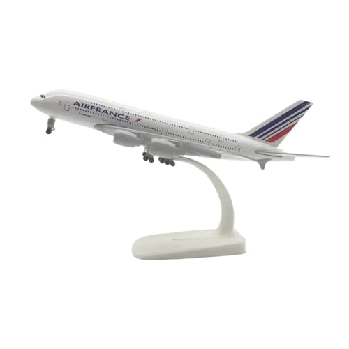 WJXNNON Für Legierungsflugzeuge B737 B747 B787 A380 Druckgussflugzeug-Modellflugzeug Mit Rädern 20 cm(France A380) von WJXNNON