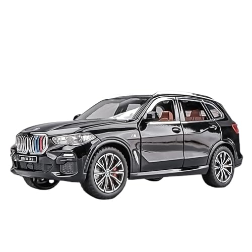 WJXNNON Für Legierungsmodellauto-Spielzeug X5 SUV-Fahrzeug Metalldruckgussspielzeug Mit Tonlichtsammlung Geschenke 1/24(Black) von WJXNNON