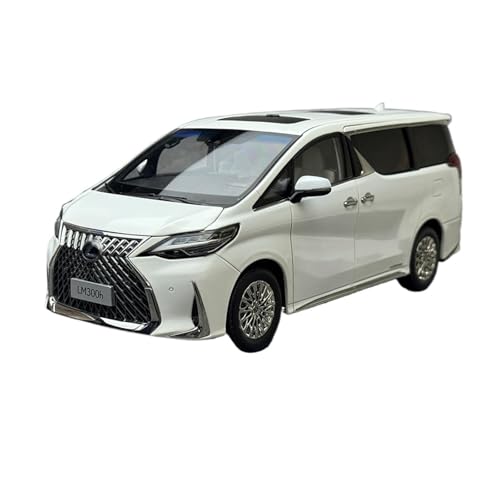 WJXNNON Für Lexus MPV LM300h Automodell MPV Nutzfahrzeug Statische Anzeige Maßstab 1:18(White) von WJXNNON