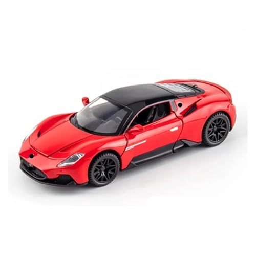 WJXNNON Für Maserati Legierung Sportwagen Modell Metall Spielzeug Fahrzeuge Auto Modell Sound Und Licht Simulation Kinder Spielzeug Geschenk MC20 1:32(Red) von WJXNNON