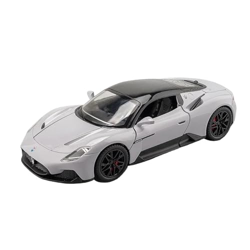 WJXNNON Für Maserati MC20 Legierung Sport Auto Modell Druckguss Metall Fahrzeuge Auto Modell 1:22(Grey No Box) von WJXNNON