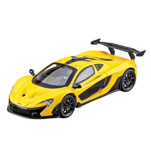 WJXNNON Für McLaren P1 F1 Supercar Legierung Fahrzeugmodell Druckguss Metall Sammlerstück Geburtstagsspielzeug Geschenke ﻿1:24(Yellow no Box) von WJXNNON