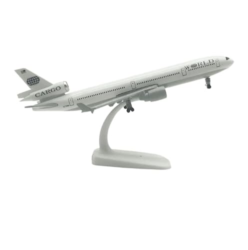 WJXNNON Für Mcdonnell Douglas MD-11 Metallreproduktionslegierungsmaterial Und Fahrwerkssammlung, Spielzeuggeschenke, 20 cm, 1:400(Light Yellow) von WJXNNON