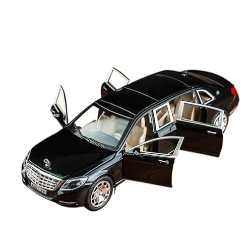 WJXNNON Für Mercedes Maybach S600 Legierung Automodell Geschenke Sammlerstücke Ornamente Spielzeug 1:24(White) von WJXNNON