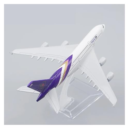 WJXNNON Für Metallflugzeugmodell Metallflugzeug Druckgusssimulation Kinderspielzeug, Geburtstagsgeschenke Ornamente 1/400(Thai Purple) von WJXNNON