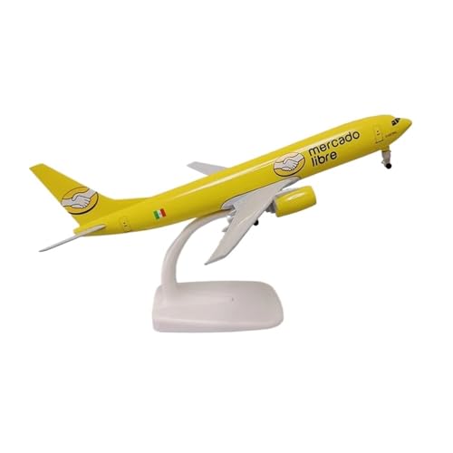 WJXNNON Für Mexikanische Mercado Libre Airlines Boeing 737 Diecast Flugzeug Modell Legierung Metall Flugzeug W Räder Flugzeug 20 cm von WJXNNON