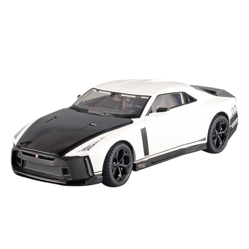 WJXNNON Für Nissan GTR50 Spray Metall Sport Auto Legierung Modell Auto Diecast Spielzeug Autos Sammlung Simulation Sound Und Licht Geschenk 1:18(No Box) von WJXNNON