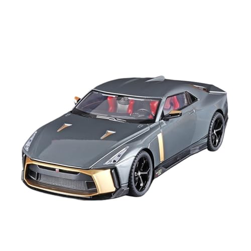 WJXNNON Für Nissan GTR50 Spray Metall Sport Auto Legierung Modell Auto Diecast Spielzeug Autos Sammlung Simulation Sound Und Licht Geschenk 1:18(No Box3) von WJXNNON