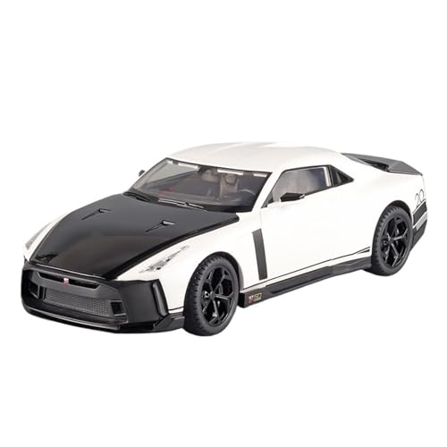 WJXNNON Für Nissan GTR50 Spray Metall Sport Auto Legierung Modell Auto Diecast Spielzeug Autos Sammlung Simulation Sound Und Licht Geschenk 1:18(with Box) von WJXNNON