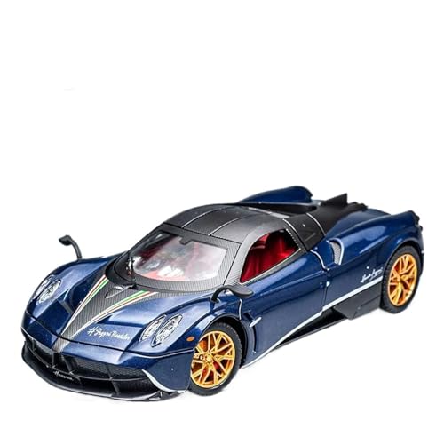 WJXNNON Für Pagani Auto Legierung Auto Modell Super Sport Auto Kinder Spielzeug Auto Junge Sammlung Dekoration Geschenk 1:24(Blue with Box) von WJXNNON