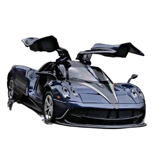 WJXNNON Für Pagani Legierung Sportwagen Modell Druckguss Metall Spielzeug Auto Modell Sound Licht Sammlung Kinder Geschenk 1:36(Blue) von WJXNNON