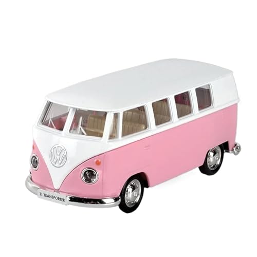 WJXNNON Für Pink Benz Diecast Alloy Model Car Collection Modell Präsentiert EIN Mädchenspielzeuggeschenk 1:36(Bus T1 Boxed) von WJXNNON