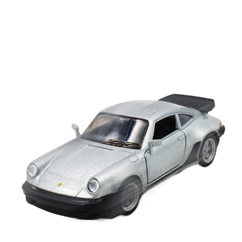 WJXNNON Für Porsche 911 Alloy Diecast Retro Racing Mit Pull Back Modellauto Spielzeug Für Jungen Geschenkkollektion Maßstab 1/36(Silver) von WJXNNON