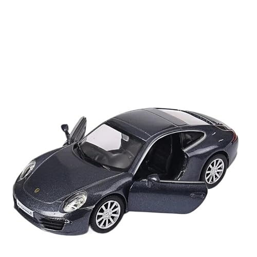 WJXNNON Für Porsche 911 Carrera S Sportwagen Zurückziehen Auto Modellautos Metalllegierung Spielzeugautos Für Kinder Geschenke Sammlung 1:36(Size:Grey no Box) von WJXNNON