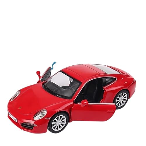 WJXNNON Für Porsche 911 Carrera S Sportwagen Zurückziehen Auto Modellautos Metalllegierung Spielzeugautos Für Kinder Geschenke Sammlung 1:36(Size:Red no Box) von WJXNNON
