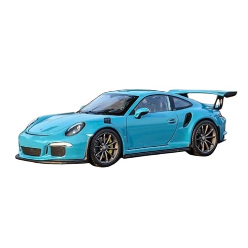 WJXNNON Für Porsche 911 GT3 RS Legierung Automodell Simulation Auto Dekoration Sammlung Geschenk Spielzeug Druckguss Modell Junge Spielzeug 1:24(Blue) von WJXNNON